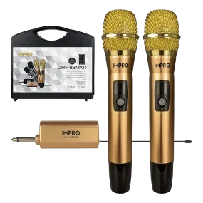 ImPro UHF-88MXR Professional UHF Wireless Microphones with Case