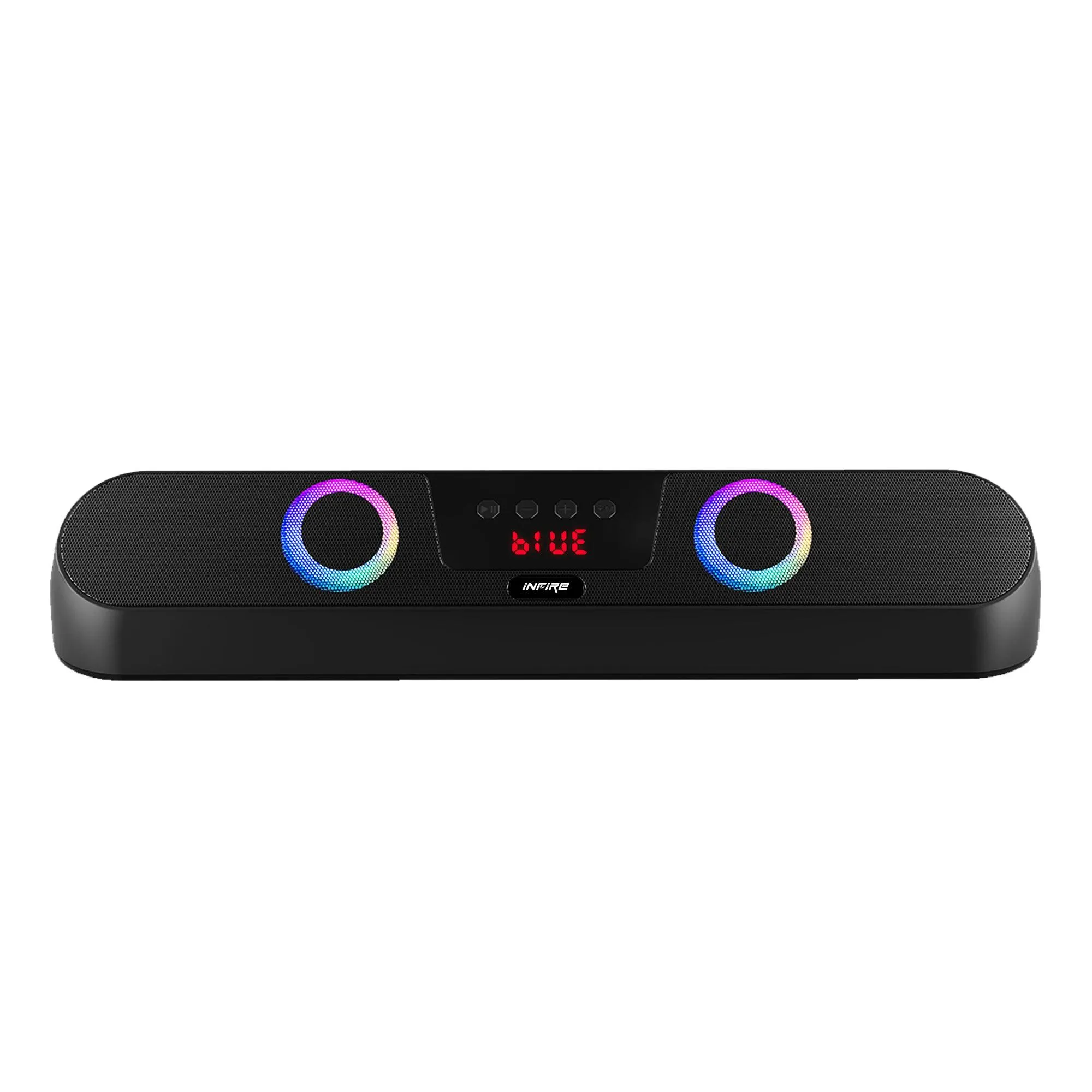 iNFiRe FireBar 16 upto 6 Hours PlayTime, Surrounding Sound With RGB Gaming Lights 16 W RGB Soundbar