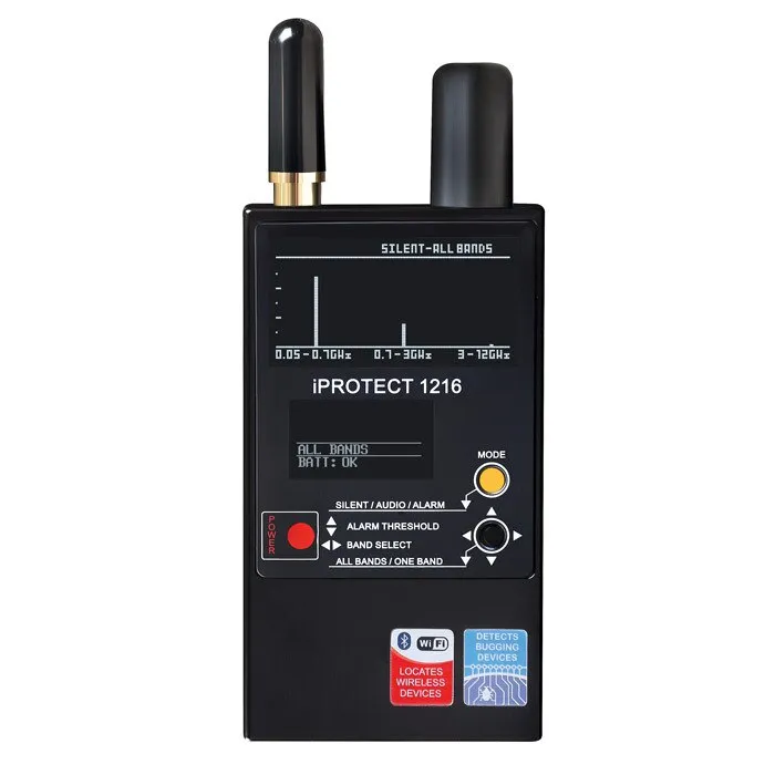 iProtect DD1216 - 3-Band RF Detector