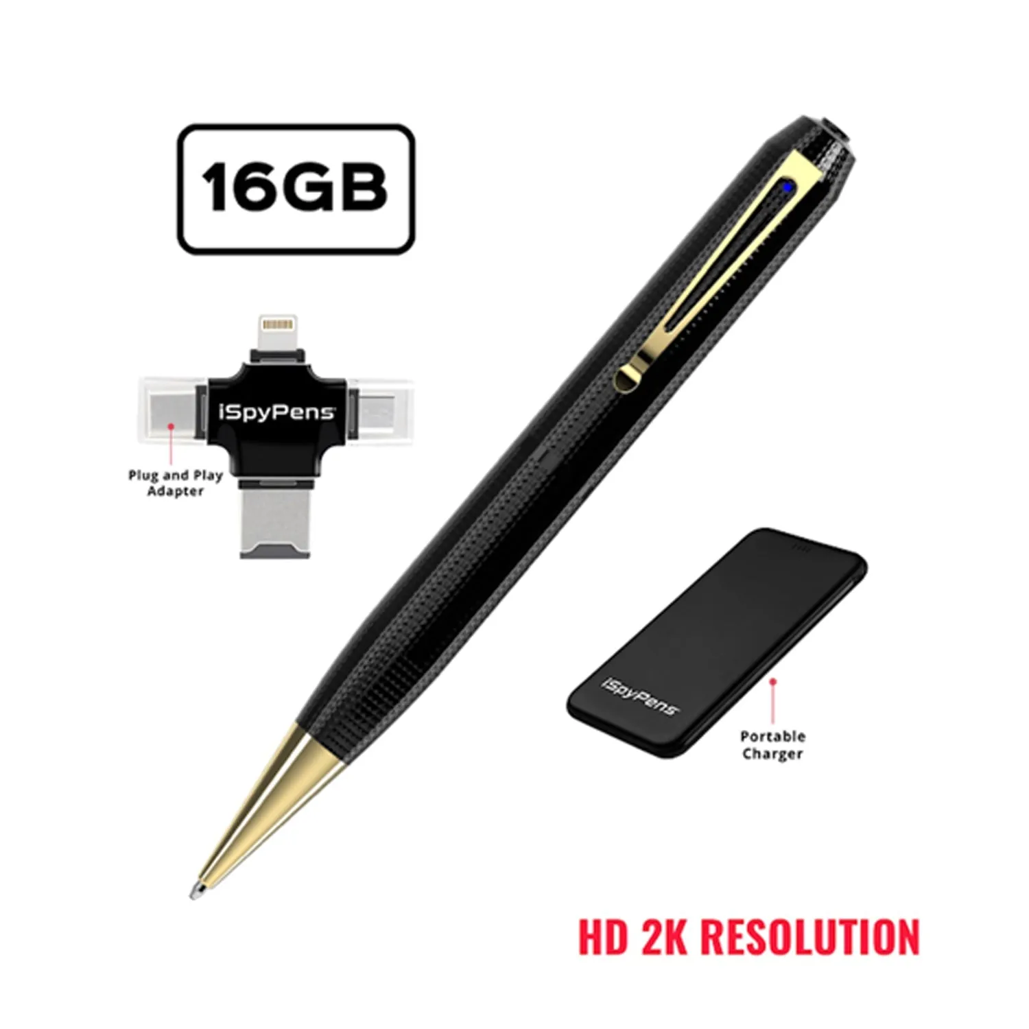 iSpyPen Pro X: State of the Art High Definition Video Recorder-Bundle