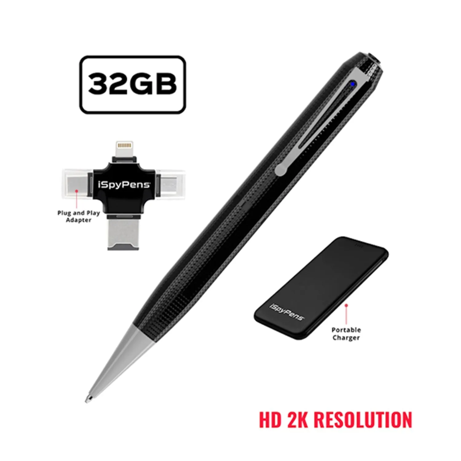iSpyPen Pro X: State of the Art High Definition Video Recorder-Bundle
