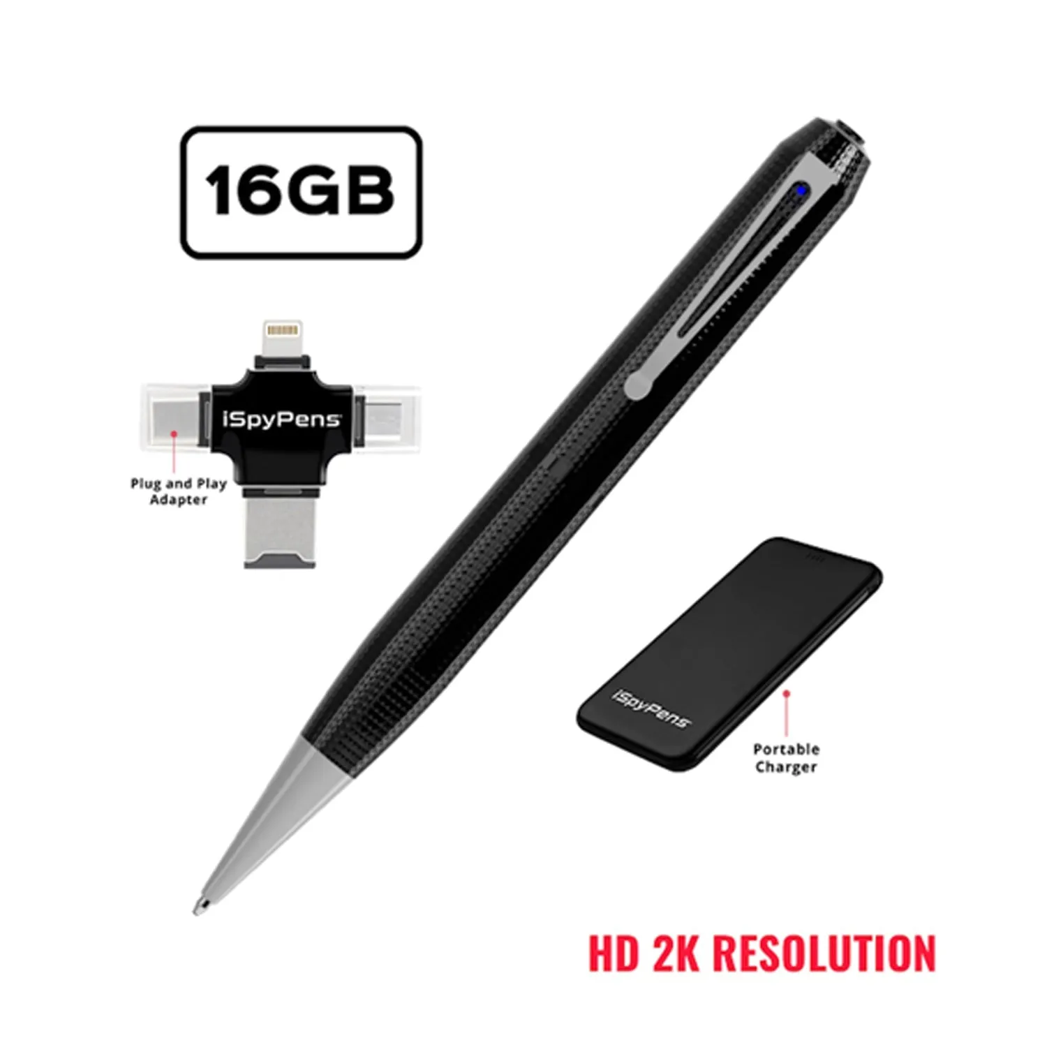 iSpyPen Pro X: State of the Art High Definition Video Recorder-Bundle