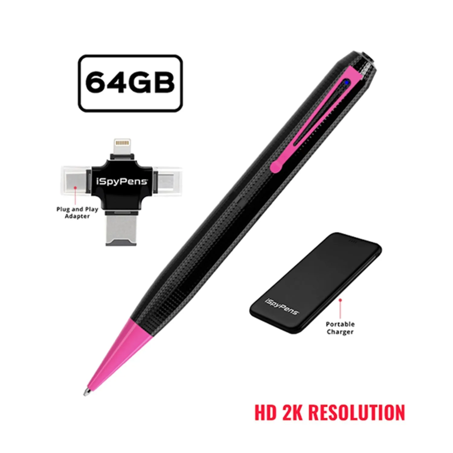 iSpyPen Pro X: State of the Art High Definition Video Recorder-Bundle