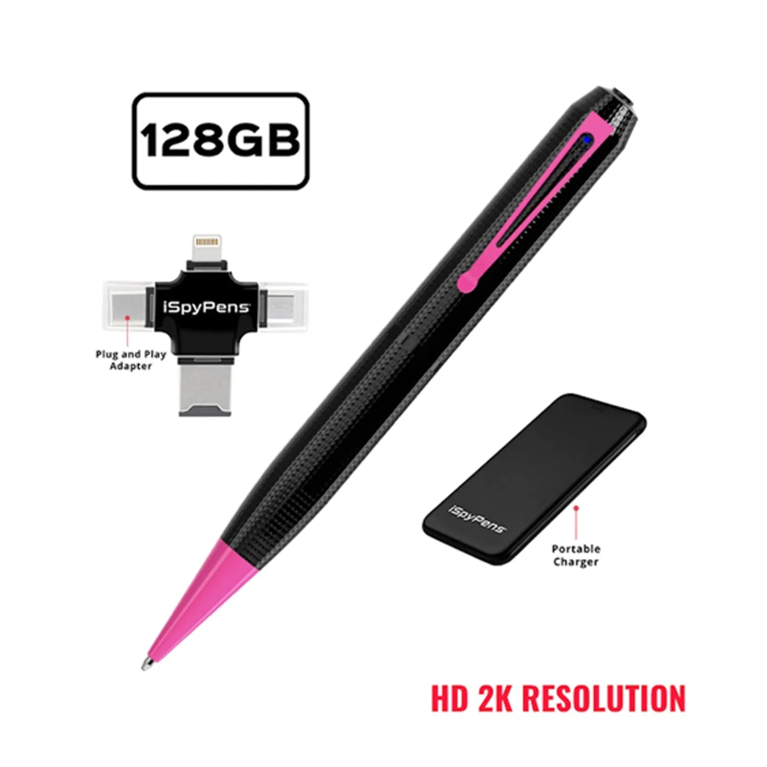 iSpyPen Pro X: State of the Art High Definition Video Recorder-Bundle
