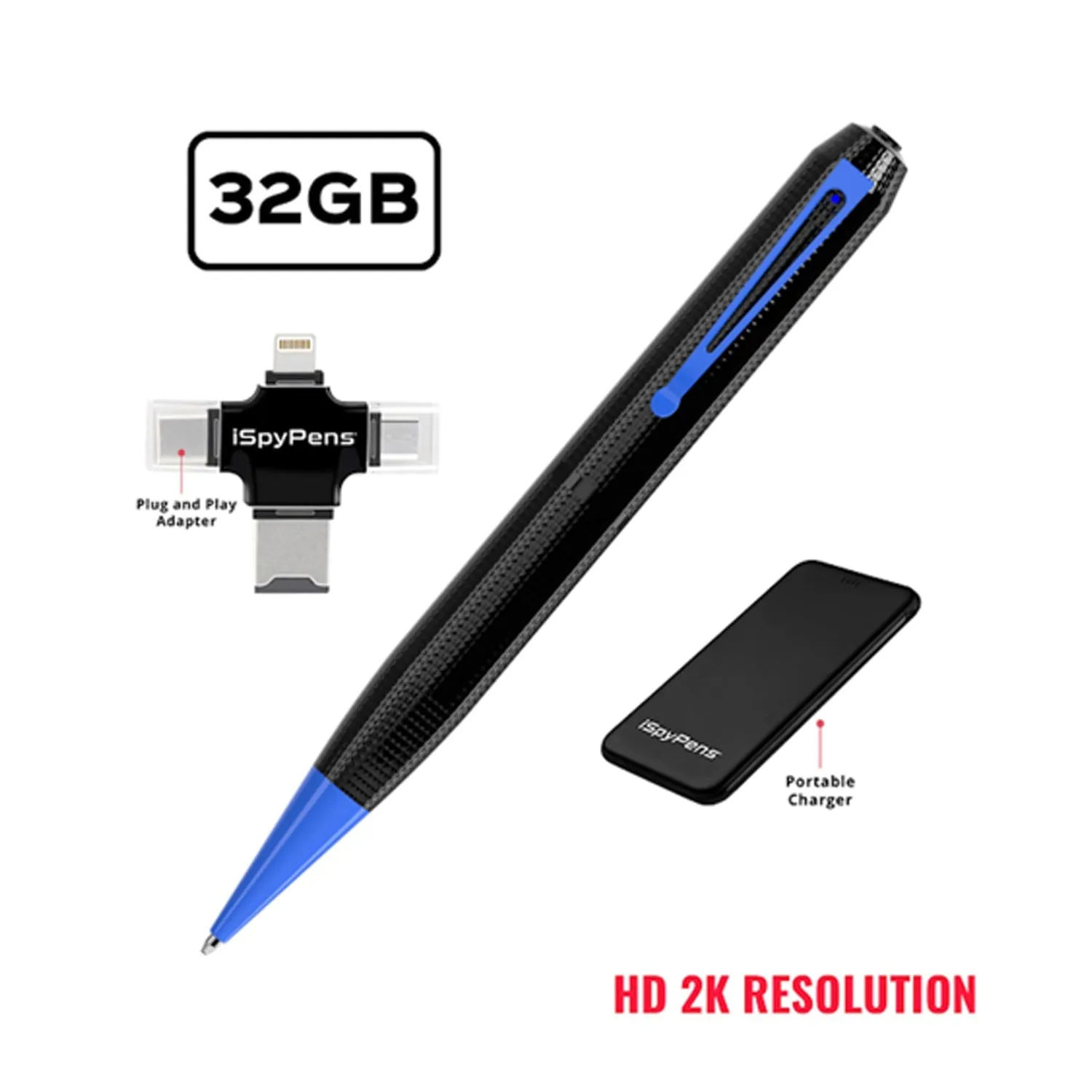 iSpyPen Pro X: State of the Art High Definition Video Recorder-Bundle