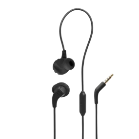 JBL ENDURANCE RUN 2 Wired In-Ear Headphones (Black)