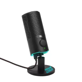 JBL Quantum Stream Dual Pattern Premium Usb Microphone, Black