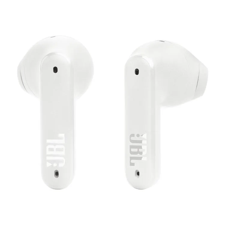 JBL Tune Flex | Écouteurs intra-auriculaires - 100% Sans fil - Bluetooth - Réduction de bruit - Conception Stick-open - IPX4 - Blanc