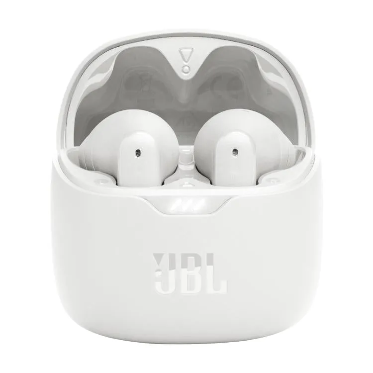 JBL Tune Flex | Écouteurs intra-auriculaires - 100% Sans fil - Bluetooth - Réduction de bruit - Conception Stick-open - IPX4 - Blanc