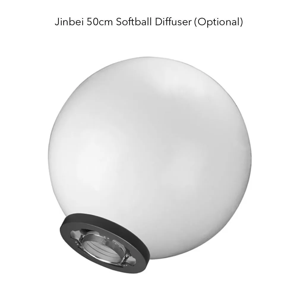 Jinbei 3x EF200 V (600W) Continuous LED Photo & Video Lighting Kit