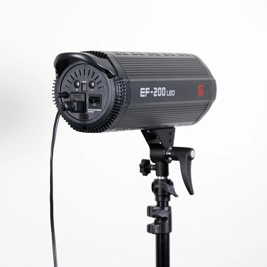 Jinbei EF200 V 200W Continuous LED Softball Portrait Flash Lighting Kit
