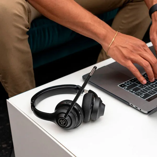 JLab HBGOWORKRBLK4 GO Work Wireless Office Headset - Black