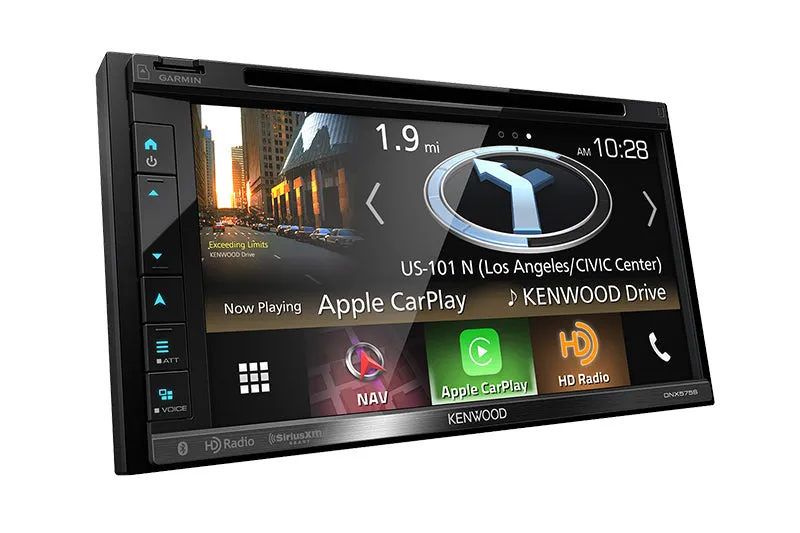 Kenwood DNX575S 6.8" AV Navigation System with Bluetooth and HD Radio