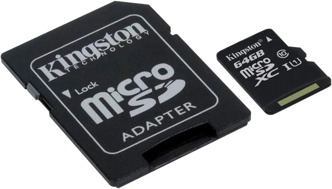 Kingston 64GB microSDXC Card /Class 10 with Adapter 64.0 GB