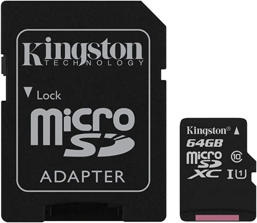 Kingston 64GB microSDXC Card /Class 10 with Adapter 64.0 GB