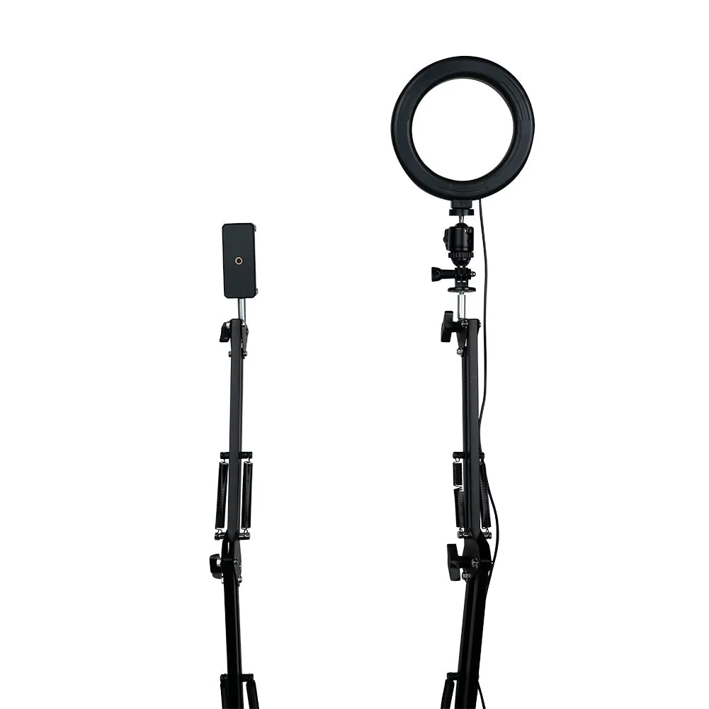 LED 6" Ring Light with Smartphone Holder Tabletop Lighting Kit - 'Inner Artist Plus II'