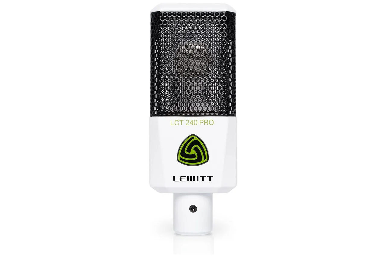 Lewitt Audio LCT-240-PRO-WH Standard XLR Condenser Microphone - White
