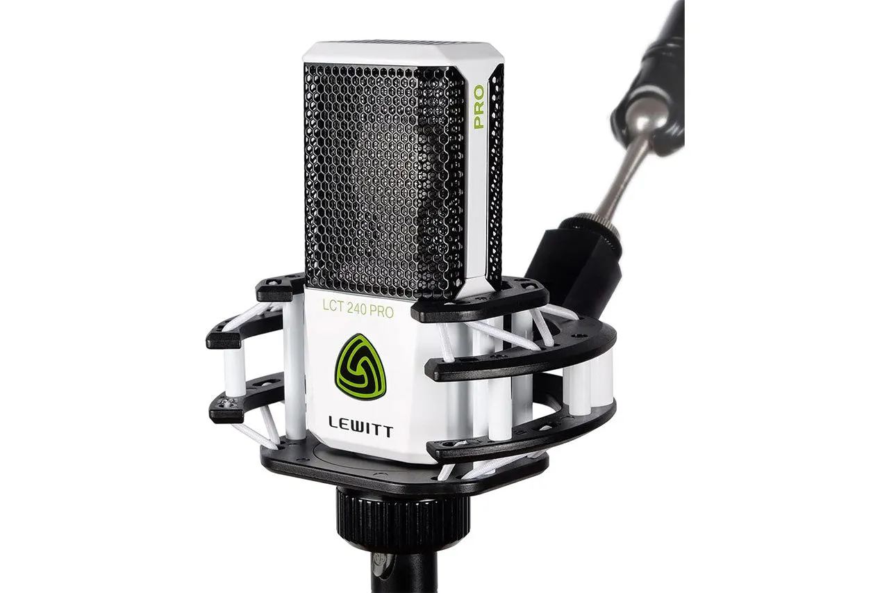 Lewitt Audio LCT-240-PRO-WH Standard XLR Condenser Microphone - White
