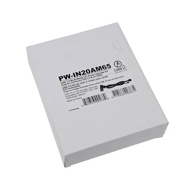 Lian Li / Lancool  USB 3.0 Multi-Media I/O Ports Cable Kit Model: PW-IN20AM65