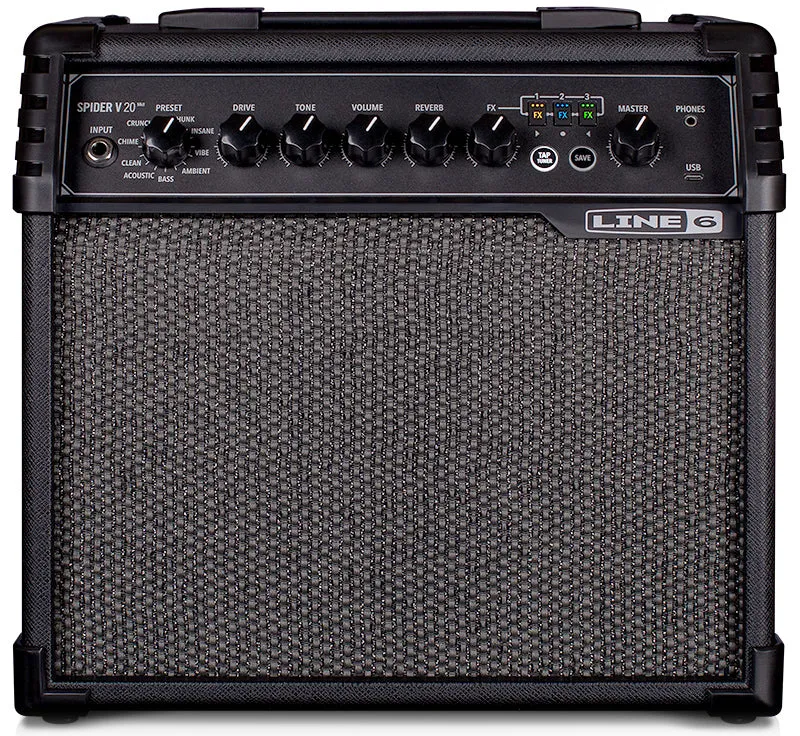 Line 6 Spider V 20 MKII 20 Watt Modelling Guitar Amp