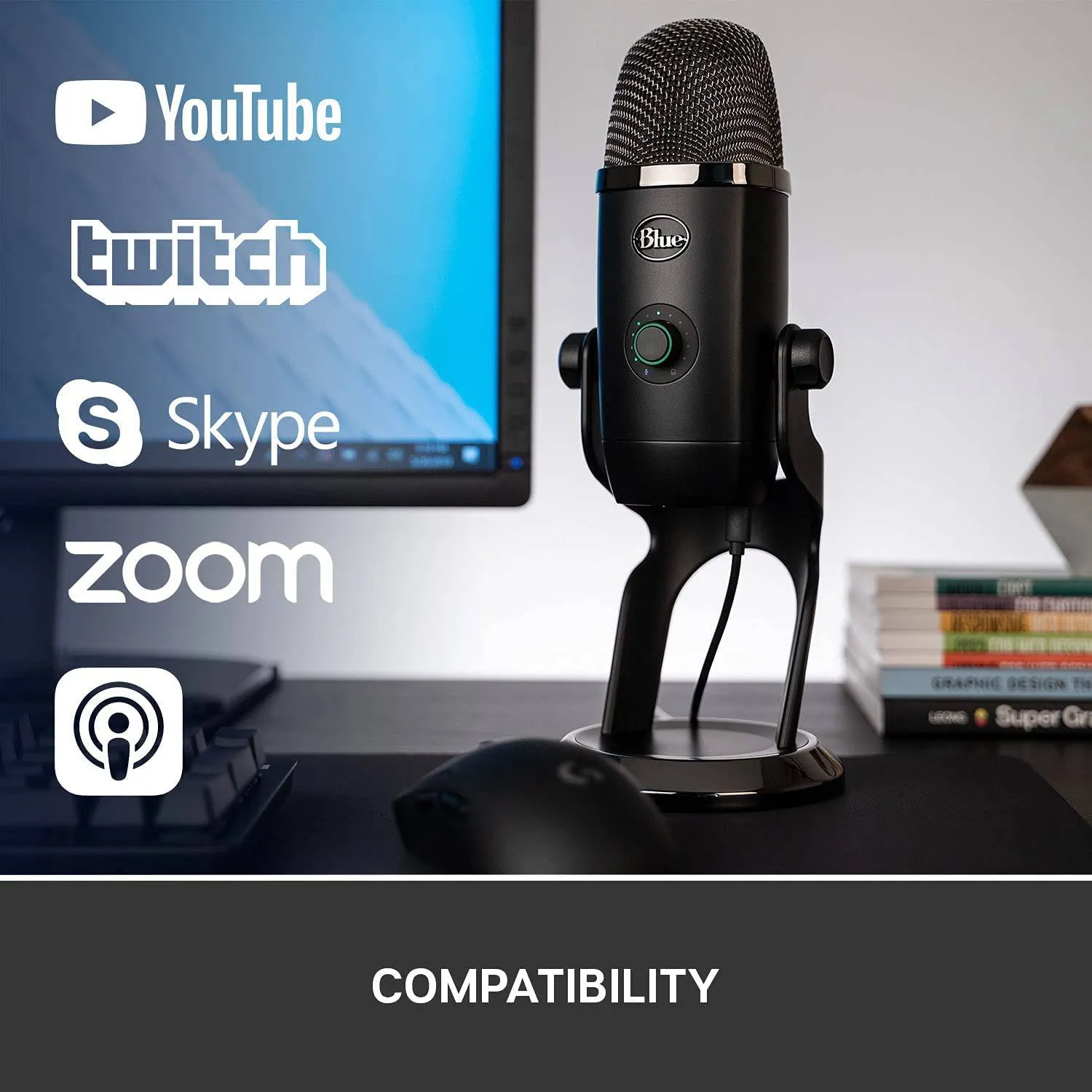 Logitech Blue Yeti X Professional USB Microphone