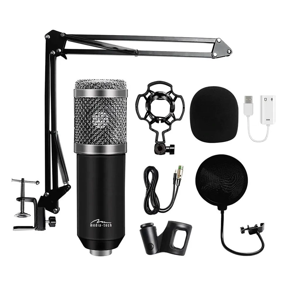 Media tech Studio and Streaming Microphone MT397S
