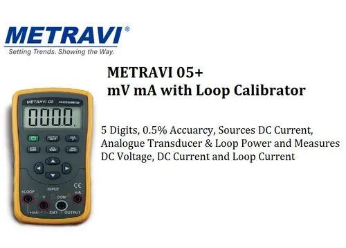 Metravi 05  mV mA with Loop Calibrator