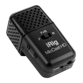 Microphone IK Multimedia iRig Mic Cast HD, black