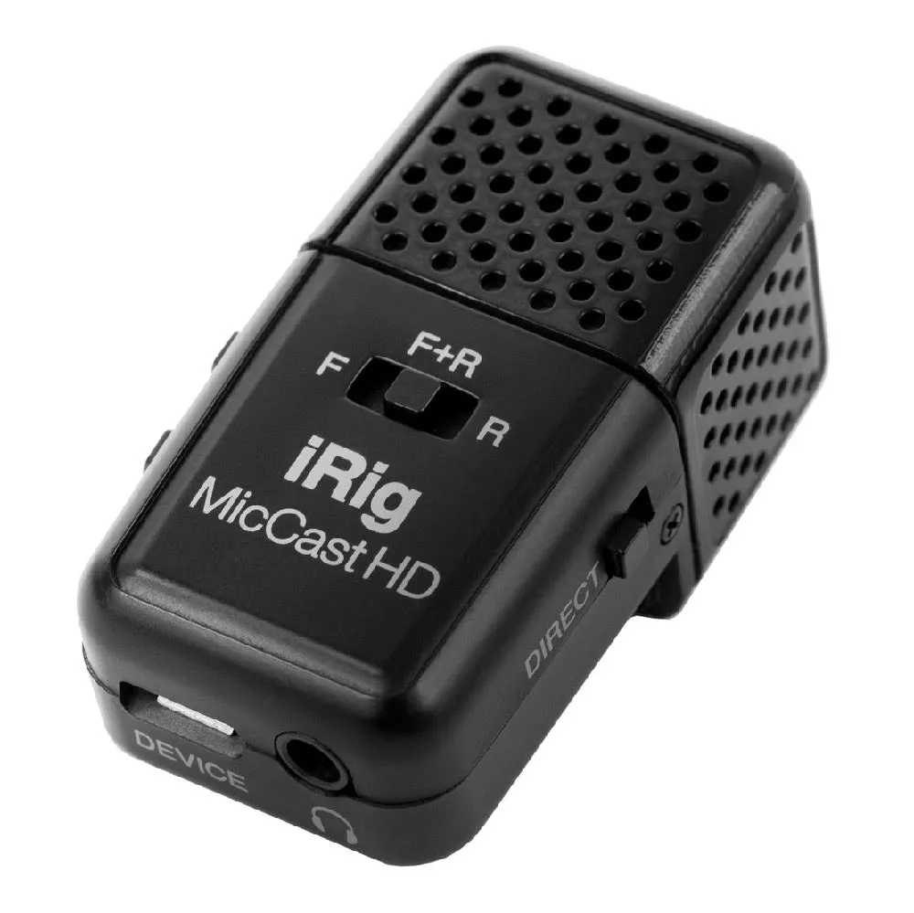 Microphone IK Multimedia iRig Mic Cast HD, black
