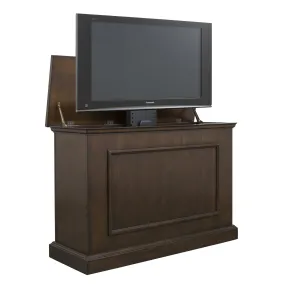 Mini Elevate 75008 Espresso Smart TV Lift Cabinet for 46 Inch Flat screen TVs