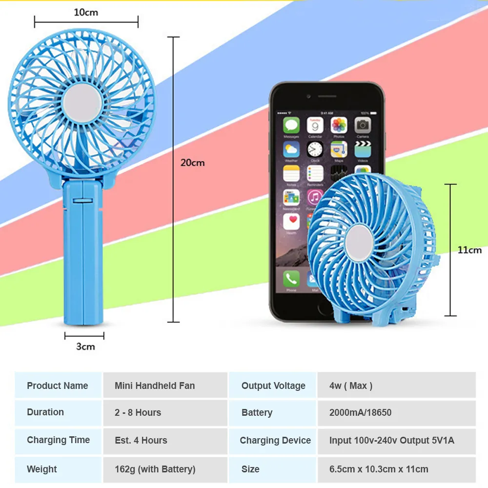 Mini Handheld USB Fan