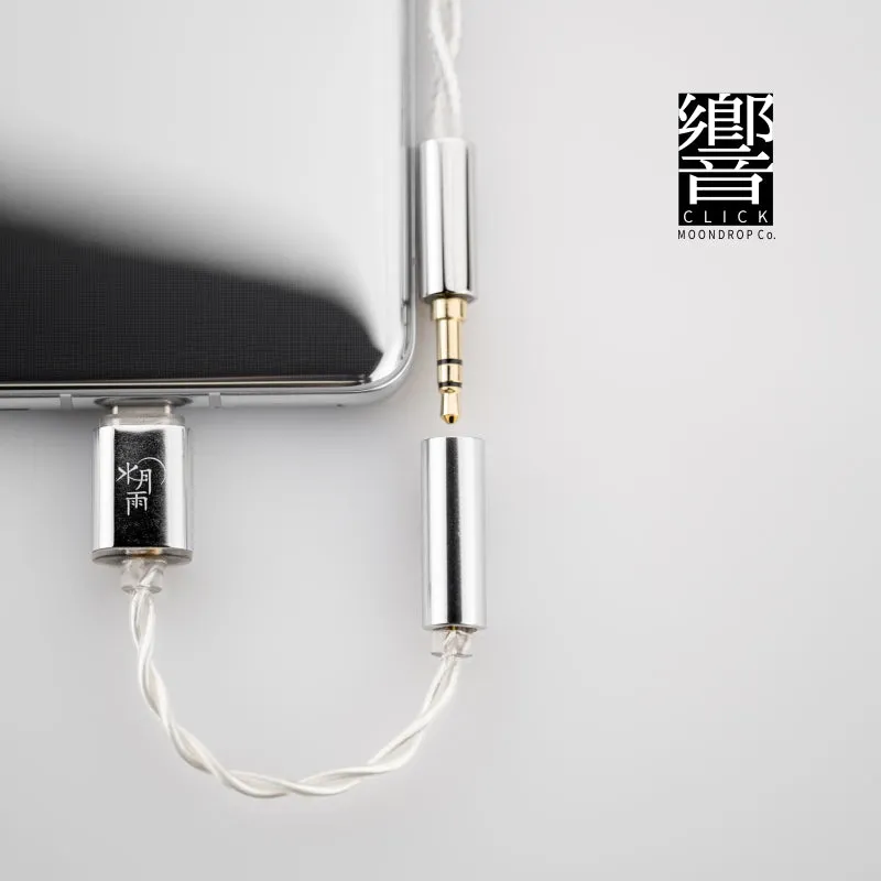 Moondrop Click Entry-level Type-C To 3.5mm Mini USB Lightweight DAC/AMP