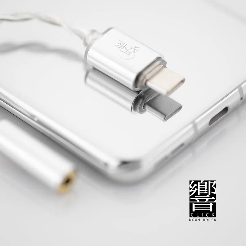 Moondrop Click Entry-level Type-C To 3.5mm Mini USB Lightweight DAC/AMP