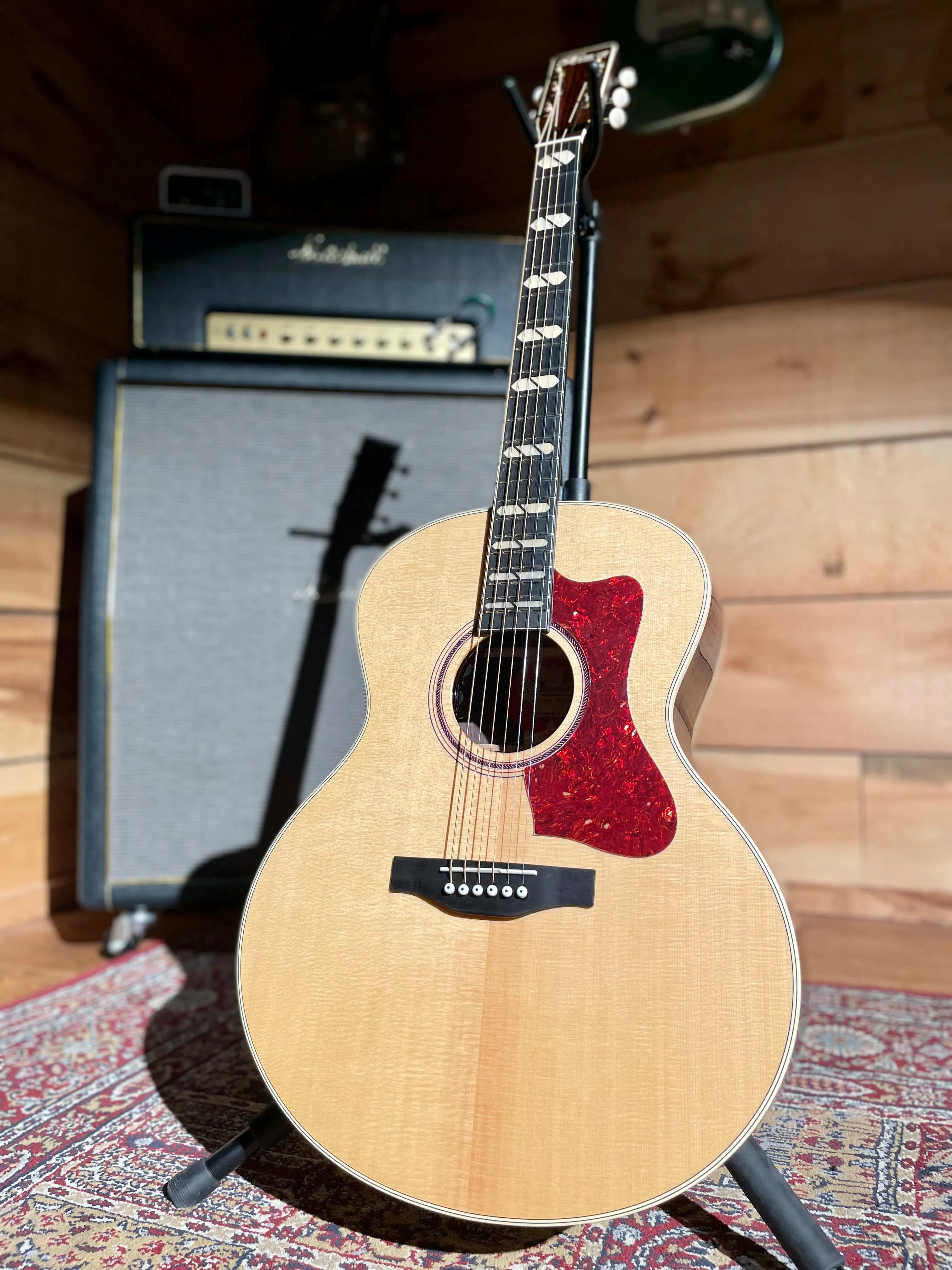 Norman ST68 Mini Jumbo, Natural HG, Anthem