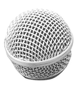 On-Stage SP58 - Replacement Steel Mesh Grille for Round Capsule Handheld Microphones (Matte Grey)