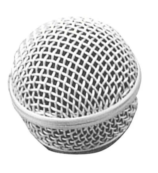On-Stage SP58 - Replacement Steel Mesh Grille for Round Capsule Handheld Microphones (Matte Grey)