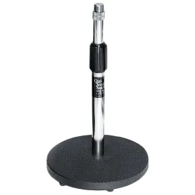 On-Stage Stands Adjustable Desktop Microphone Stand - Chrome
