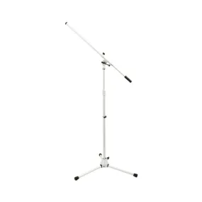 On-Stage White Euro Boom Microphone Stand