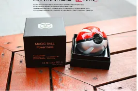 One bag of 4 kinds Pokeball Powerbank For Pokemo Go Toy Cosplay Games Ball Power Bank Portable Charger With LED Light