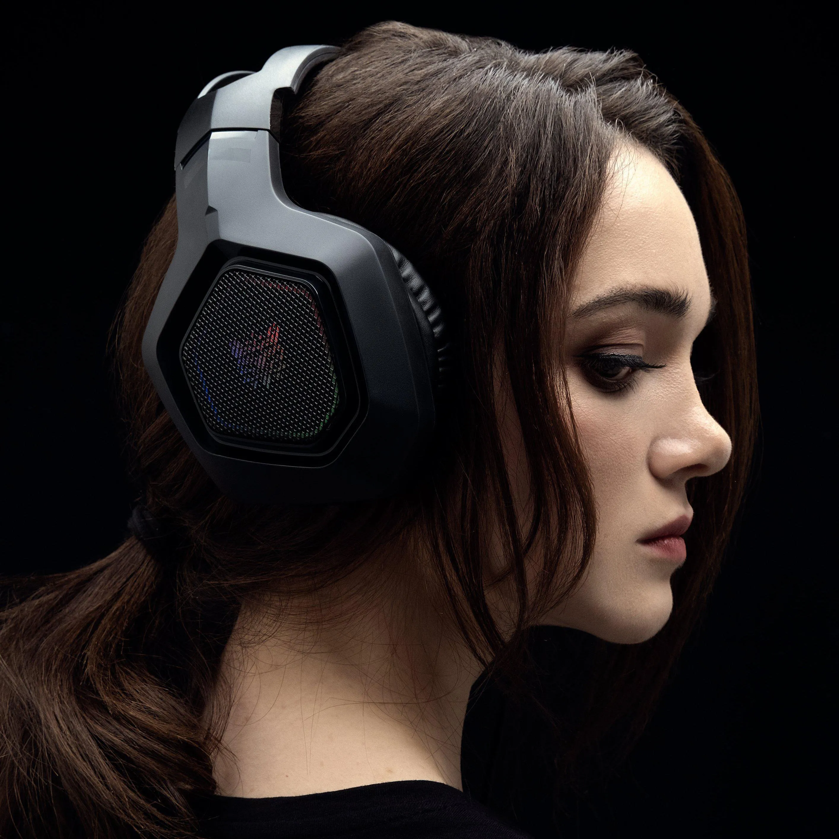 ONIKUMA K10 Professional Gaming Headset with RGB Colorful Lighting