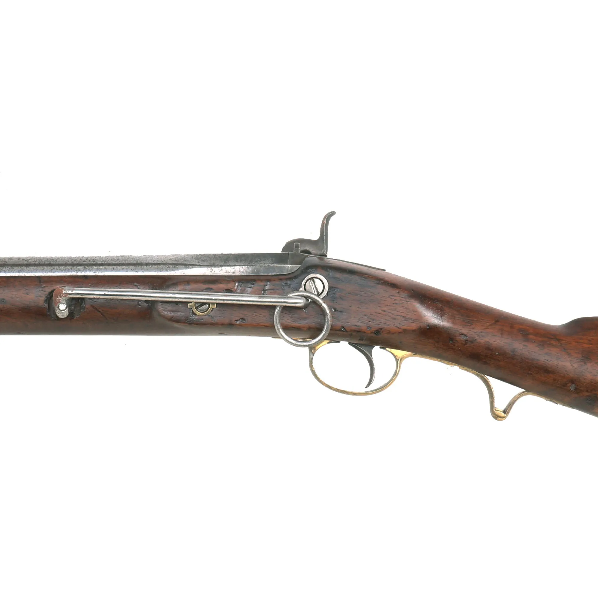 Original British 1851 Bengal Irregular Saddle Ring Cavalry Carbine by W. Greener of London with Regiment Marking - Skinner's Horse