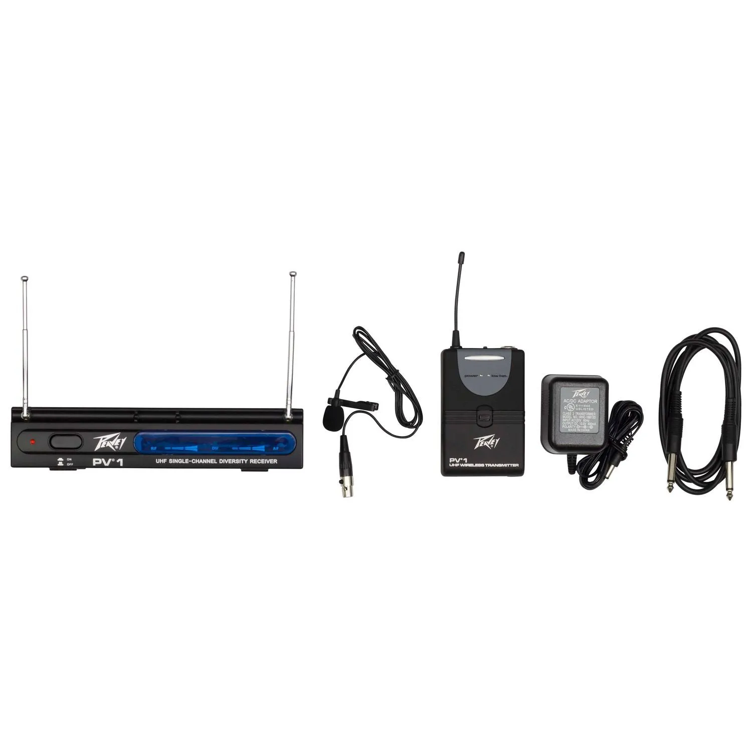 Peavey PV-1 U1 BL UHF Lapel Wireless System - 906.000 MHZ