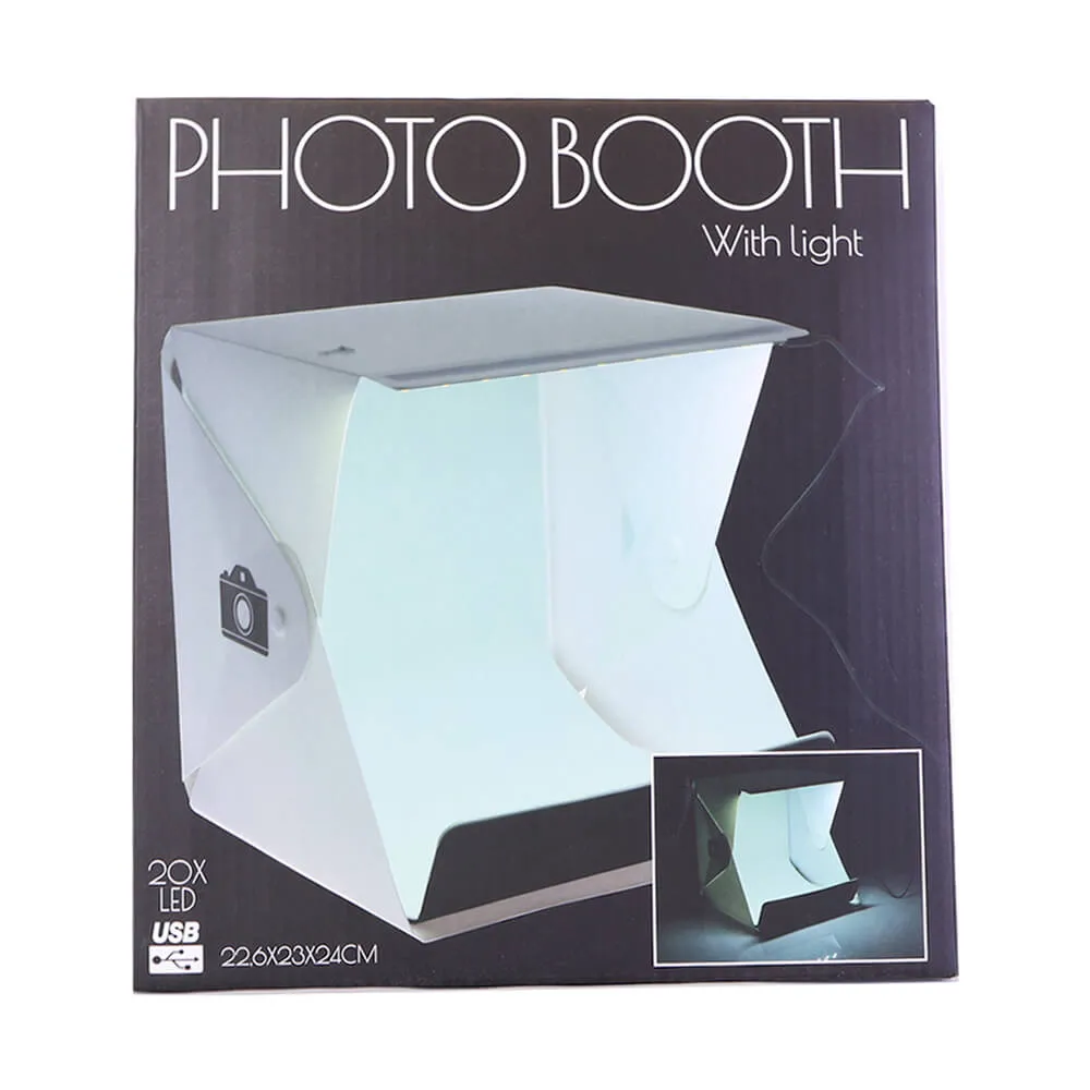 Photo Booth with LED Light and USB Cable
