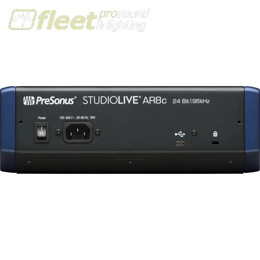 PreSonus StudioLive AR8C Analog Multitrack Recording & Live Mixer, 2779200103