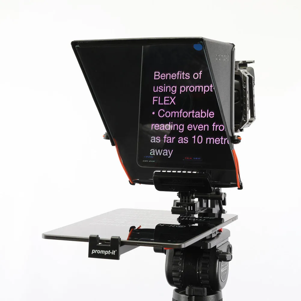 Prompt-it® FLEX 2-in-1 Teleprompter On-stage / On-camera with Mount