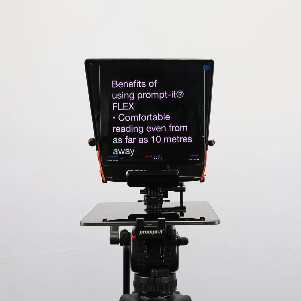 Prompt-it® FLEX 2-in-1 Teleprompter On-stage / On-camera with Mount