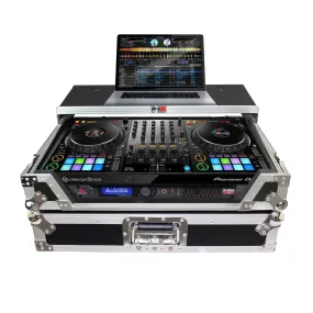 ProX XS-DDJ-1000WLT ATA Flight Case for Pioneer DDJ-1000 FLX6 SX3 DJ Controller with Laptop Shelf 1U Rack Space and Wheels