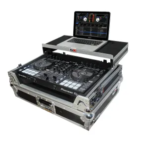 ProX XS-DDJRRLT Flight Case For Pioneer DDJ-RR & DDJ-SR2 W-Sliding Laptop Shelf