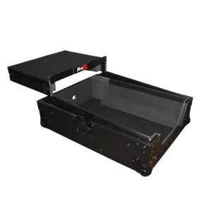 ProX XS-DJMS9LTBL Flight Case for Pioneer DJM-S9 & DJM-S7 Mixer with Sliding Laptop Shelf | Black on Black