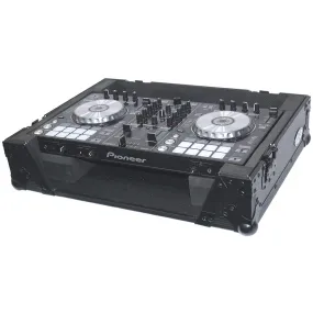 ProX XS-G4VBL Flight Case for Gemini G4V 4 channel DJ Controller | Black on Black